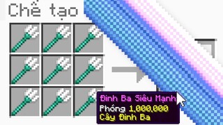 Zeros Minecraft Nhưng Bạn Chế Tạo Đinh Ba Siêu Mạnh