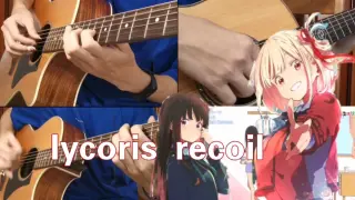 [Acoustic Guitar Three Battles] Hình dán Chitaki! "Lycoris Recoil" ED "Tháp hoa"