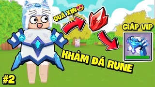 SINH TỒN THẾ GIỚI MỚI TẬP 2: KHẢM ĐÁ RUNE GIÁP KIM CƯƠNG TRONG MINI WORLD, MEOWPEO CẦN SỰ TRỢ GIÚP