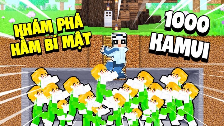 PHÁT HIỆN 1000 KAMUI DƯỚI TẦNG HẦM ** MÈO BÉO KHÁM PHÁ TẤT CẢ HẦM TRÚ ẨN TRONG LÀNG HERO MINECRAFT