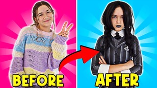TURNING INTO WEDNESDAY ADDAMS!!