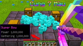 Minecraft, Nhưng Noob Team Sở Hữu Cung 7 Màu Siêu Vip