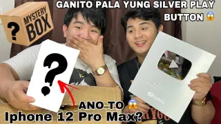 UNBOXING SILVER PLAY BUTTON AND MYSTERY BOX WORTH OF 10,000 (Bongga ng cellphone!!)