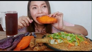 MUKBANG/ILOCOS EMPANADA,PANSIT BIHON AT LUMPIANG SHANGHAI