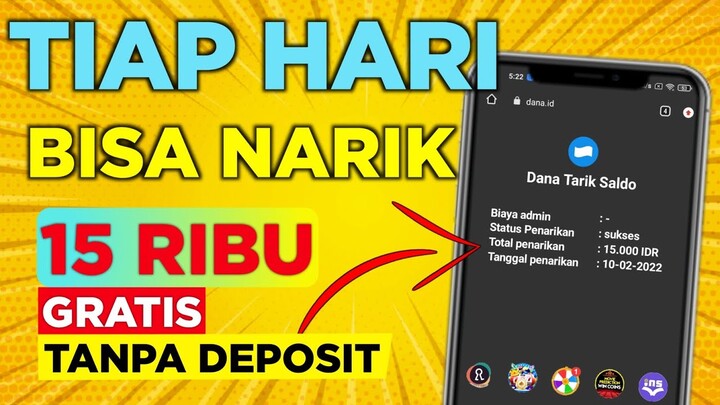 CAIR 15 RIBU TIAP HARI ! APLIKASI PENGHASIL UANG l APLIKASI PENGHASIL SALDO DANA