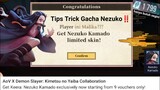 Tips Trick Gacha Kamado Nezuko‼️ Keera Skin Nezuko Kamado‼️ AOV x Demon Slayer: Kimetsu no Yaiba