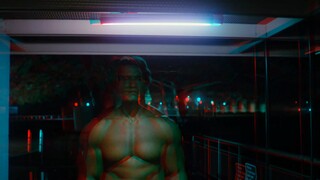 3D Anaglyph  Terminator   4K 80% MORE DEPTH P2