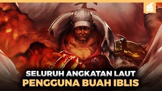 MUSTAHIL DIKALAHKAN?! Inilah Seluruh Angkatan Laut Pengguna Buah Iblis Terkuat