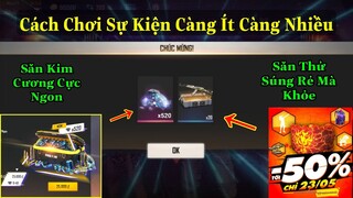 [Garena Free Fire]/Hướng Dẫn Cách Săn Kim Cương Từ Sự Kiện Càng Ít Càng Nhiều,Test Hộp Súng Giá Rẻ?