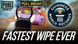 [1vs4] WORLD FASTEST SQUADWIPE EVER 😳 | PUBG MOBILE