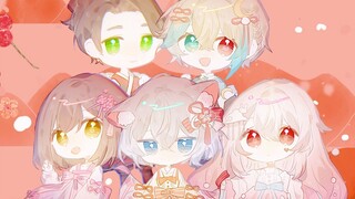 [ดนตรี]【Hoshimi, Aza, Nanami, Mitsusa, Yagi Michiyuki】神のまにまに เหล่าไอดอลทยอยกันออกมา