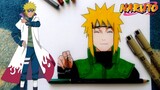 Menggambar Minato Namikaze⚡( Anime ) Naruto
