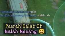 Pasrah Kalah Eh Malah Menang 😆