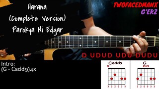 Harana (Complete Version) - Parokya Ni Edgar (Guitar Cover With Lyrics & Chords)