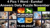 4 Pics 1 Word - Eureka! - 05 November 2022 - Answer Daily Puzzle + Bonus Puzzle