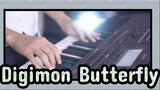 Emotional! Butterfly From Digimon Played By Keyboard