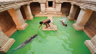 Membuat kolam buaya bawah tanah secara tradisional