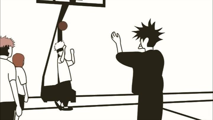 [Fanart][Jujutsu Kaisen]Basketball shooting game