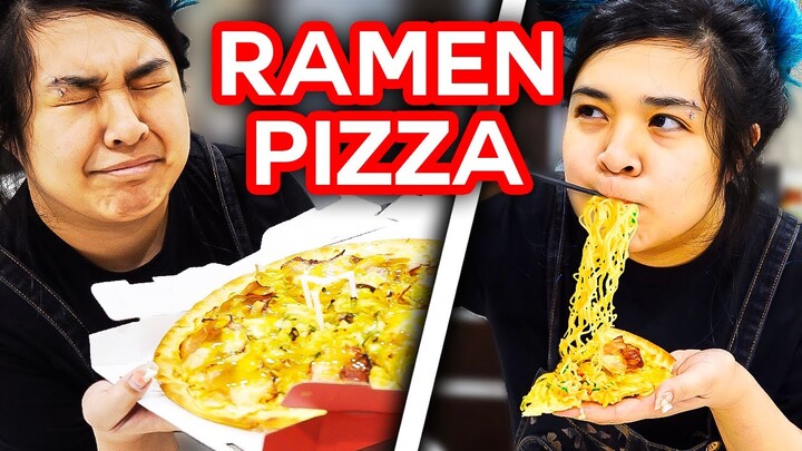 I Tried Japan's RAMEN PIZZA