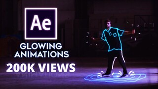 🔥🔥🔥After Effects Tutorial |  Glowing Animations Effects🔥🔥🔥