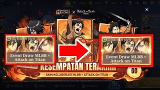 GATCHA SKIN AOT DARI TANGGAL 31 JANUARI⁉️ - MOBILE LEGENDS BANG BANG