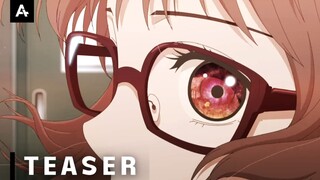 The Girl I Like Forgot Her Glasses - Official Teaser | AnimeStan
