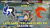MPL PH Season 10! RSG PH vs TNC PH!  Game 2, LATE GAME COMEBACK TERLAMA SEASON INI! - #KBreakdown