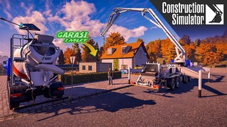 Menggunakan Peralatan Konstruksi Canggih Demi Membangun Garasi Kecil - Construction Simulator 2022