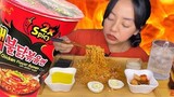 KOREAN SPICY NOODLES | CHALLENGED BY @CALINA BROTHERS