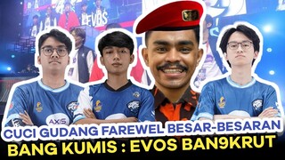 CUCI GUDANG FAREWEL BESAR-BESARAN, BANG KUMIS: EVOS BAN9KRUT TAK MAMPU GAJI PEMAIN