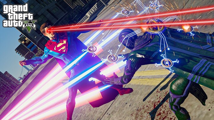 GTA 5 - Superman vs Kang The Conqueror | Battle of Saving the Multiverse