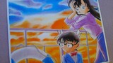 Drawing Detective Conan - Conan & Ran *trying soft pastels* (名探偵コナン)