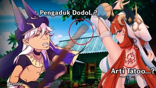 Kenapa Senjata Cyno Mirip Pengaduk Dodol...? | Arti Dari Tatoo Nilou...? | Genshin Impact Lore ID