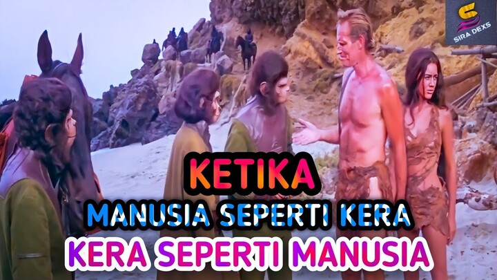 Berjalan 2000 tahun dari bumi | Alur cerita film planet of the apes 1968