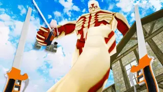 We Battled the Massive Armored Titan and He Ate My Friend in Attack on Quest VR!