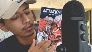 ASMR ATTCK ON TITAN - MANGA TAPPING