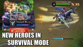 NEW HEROES IN SURVIVAL MODE