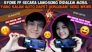 BYONE FREE FIRE SAMA NAYYA DIDALEM MOBIL! KITA JUMPSHOT DI DEPAN ORANGNYA🤣