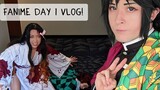 [UchihaHotline] Fanime '22 Day 1 Vlog (Demon Slayer Cosplay)!