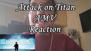 Attack on Titan AMV Reaction  - No Happy Endings by Kenny Creates