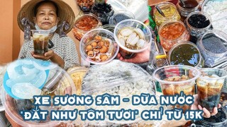 SƯƠNG SÂM DỪA NƯỚC nổi tiếng ở đường Pasteur ngày bán 600 ly | Địa điểm ăn uống