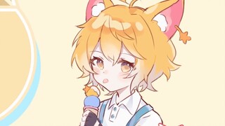 [Pengenalan diri] Fire elf VUP virtual fennec fox Zhengli ingin kaya dengan menjual es krim! ! !