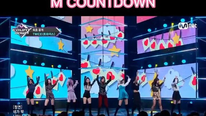 twice dance in M Countdown