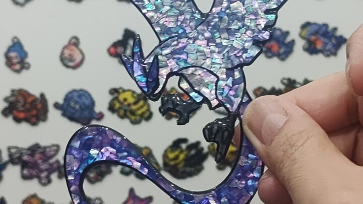 宝可梦，螺钿非遗作品，急冻鸟