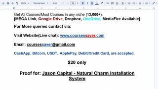 Jason Capital - Natural Charm Installation System