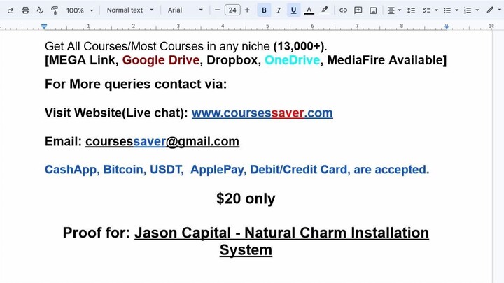 Jason Capital - Natural Charm Installation System