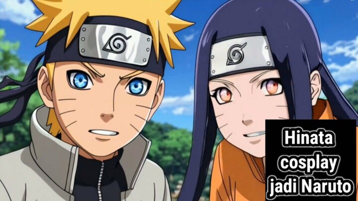 ketika Hinata cosplay jadi Naruto