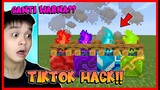 ATUN MENCOBA TIKTOK HACK YANG LAGI VIRAL !! API BISA GANTI WARNA !! Feat @sapipurba Minecraft