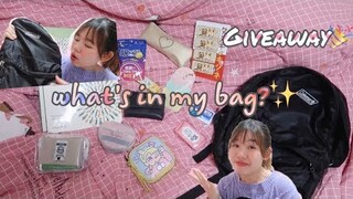 [NgocinTokyo] TRONG BALO CỦA NGỌC CÓ GÌ?🎒GIVEAWAY TẶNG SÁCH🎊 DU HỌC SINH NHẬT l Gokku Egao