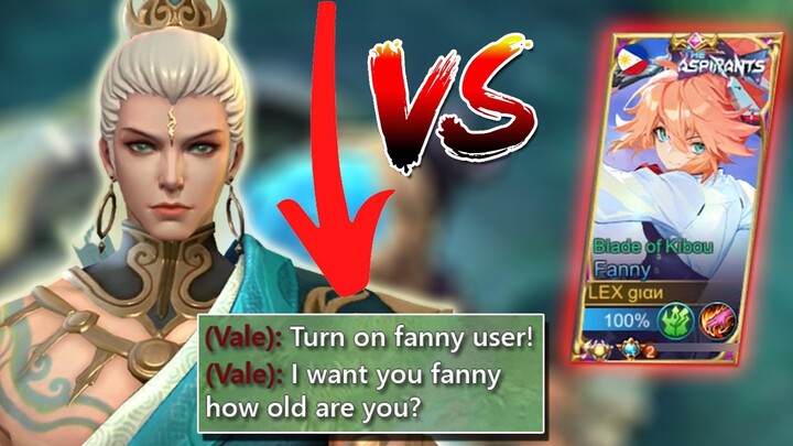 VALE WANT TO FLIRT WITH ME SHE WAS AMAZED WITH MY AGGRESSIVE CABLES | TOP GLOBAL FANNY GAMEPLAY MLBB